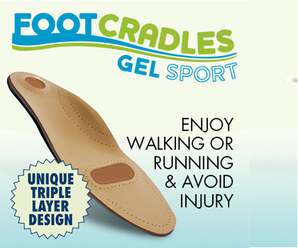 Foot Cradles - Gel Sport £24.95 by  www.ukdirectshop.com